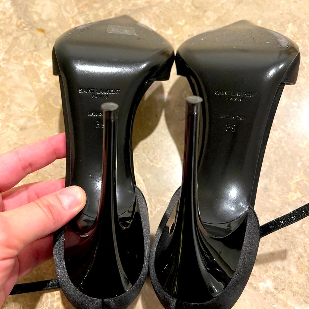 YSL Black Heels